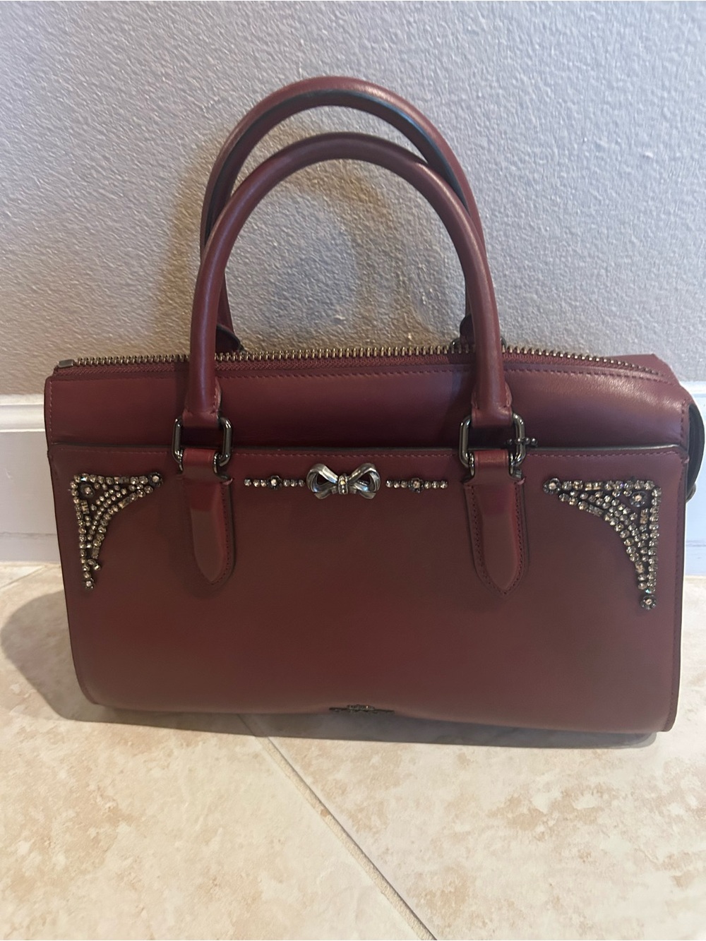 Coach Selena Gomez Bond Satchel